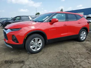 2019 Chevrolet Blazer with VIN 3GNKBBRA9KS658400, listed as a Copart auction lot 60099025 with 25,214 mi miles and Clean title. Bid and sale history available at DreamBid. Image 1.