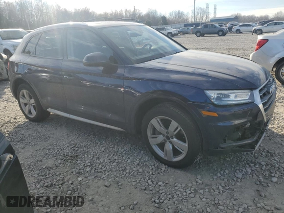 2018 Audi Q5 Premium with VIN WA1ANAFY9J2014052, listed as a Copart auction lot 46989835 with 126,505 mi miles and Salvage Title. Bid and sale history available at DreamBid. Image 4.