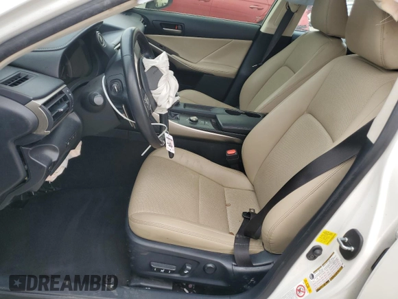 2018 Lexus IS with VIN JTHBA1D27J5066202, listed as a Copart auction lot 48615465 with 59,525 mi miles and Salvage Title. Bid and sale history available at carsss.com. Image 7.