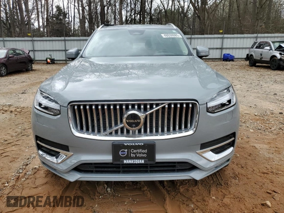 2024 Volvo XC90 Plus Bright Theme with VIN YV4L12PE1R1229833, listed as a Copart auction lot 48030085 with 14,202 mi miles and Salvage Title. Bid and sale history available at DreamBid. Image 5.
