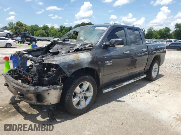 2016 Ram 1500 Big Horn with VIN 1C6RR7LM3GS374922, listed as a Copart auction lot 62341725 with Not provided miles and Salvage title. Bid and sale history available at DreamBid. Image 1.