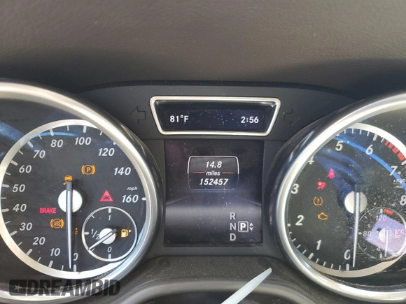 2015 Mercedes-Benz GL with VIN 4JGDF6EE3FA455723, listed as a Copart auction lot 51330124 with 152,457 mi miles. Bid and sale history available at carsss.com. Image 9.