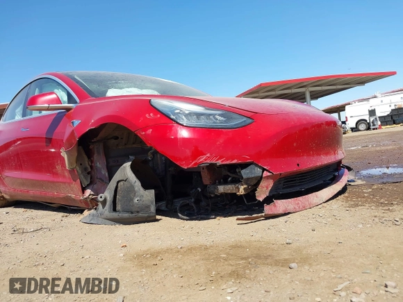 2018 Tesla Model 3 Long Range Battery with VIN 5YJ3E1EA3JF163654, listed as a IAAI auction lot 42193809 with Not Provided miles and . Bid and sale history available at DreamBid. Image 6.