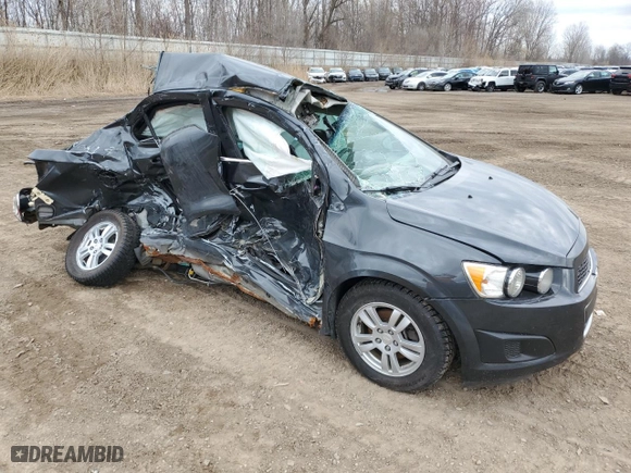 2014 Chevrolet Sonic LT with VIN 1G1JC5SB0E4118596, listed as a Copart auction lot 48205175 with 111,444 mi miles and Clean Title. Bid and sale history available at carsss.com. Image 4.
