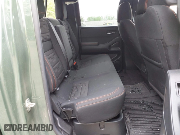 2024 Nissan Frontier SV with VIN 1N6ED1EK5RN660090, listed as a IAAI auction lot 42258836 with 7,358 mi miles and . Bid and sale history available at DreamBid. Image 8.