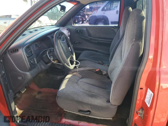 1999 Dodge Dakota SLT with VIN 1B7FL26XXXS254590, listed as a Copart auction lot 80100174 with 330,874 mi miles and Clean Title. Bid and sale history available at carsss.com. Image 7.