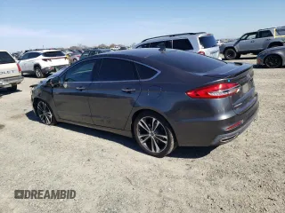 2019 Ford Fusion Titanium with VIN 3FA6P0D96KR154543, listed as a Copart auction lot 47564305 with 91,849 mi miles and Salvage Title. Bid and sale history available at carsss.com. Image 2.
