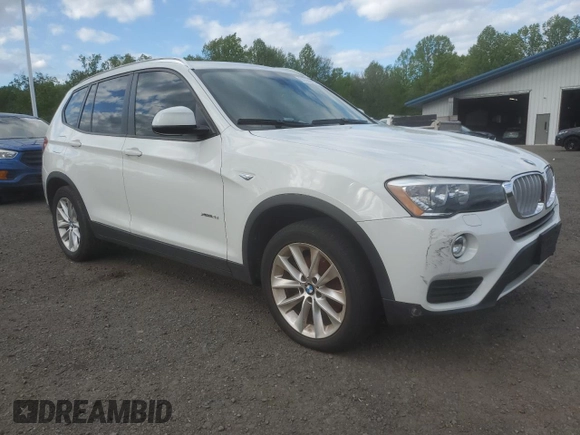 2016 BMW X3 xDrive28i with VIN 5UXWX9C59G0D64964, listed as a Copart auction lot 56364455 with 135,037 mi miles and Clean Title. Bid and sale history available at DreamBid. Image 4.