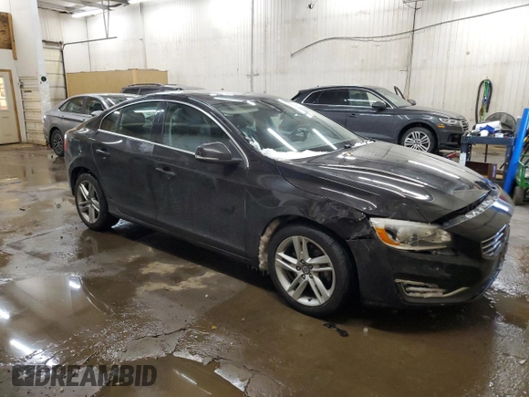 2015 Volvo S60 T5 Premier with VIN YV1612TBXF1307169, listed as a Copart auction lot 48152905 with 85,184 mi miles and Salvage Title. Bid and sale history available at carsss.com. Image 4.