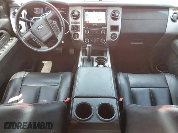 2016 Ford Expedition Max XLT with VIN 1FMJK1JT6GEF15185, listed as a Copart auction lot 54918025 with 166,027 mi miles and Salvage title. Bid and sale history available at DreamBid. Image 8.