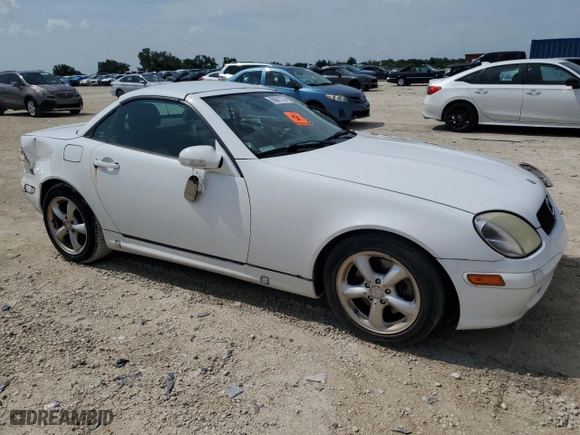2001 Mercedes-Benz SLK-Class with VIN WDBKK65F61F202499, listed as a Copart auction lot 44804675 with NaN miles and Non Repairable. Bid and sale history available at carsss.com. Image 4.