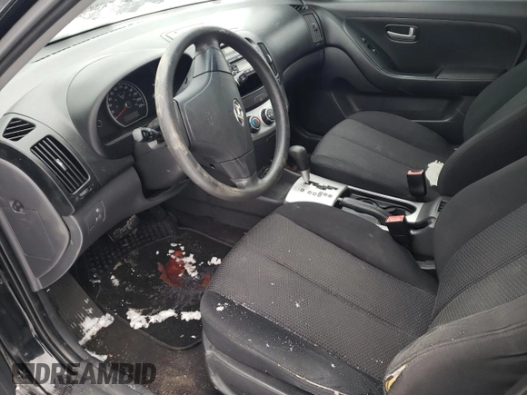 2009 Hyundai Elantra with VIN KMHDT45D29U783660, listed as a Copart auction lot 43276315 with 204,386 mi miles and Salvage title. Bid and sale history available at DreamBid. Image 7.