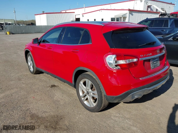 2018 Mercedes-Benz GLA with VIN WDCTG4GB7JJ405396, listed as a IAAI auction lot 41961877 with 95,167 mi miles. Bid and sale history available at carsss.com. Image 3.