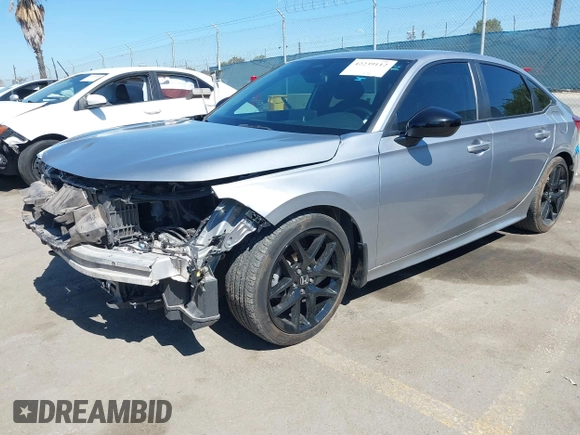 2023 Honda Civic Sport with VIN 2HGFE2F56PH500505, listed as a IAAI auction lot 42239112 with 39,513 mi miles and . Bid and sale history available at DreamBid. Image 2.