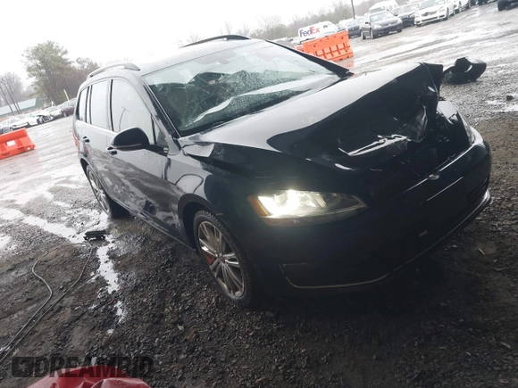 2015 Volkswagen Golf SportWagen TDI S with VIN 3VWCA7AU5FM507791, listed as a IAAI auction lot 41727707 with 150,738 mi miles. Bid and sale history available at carsss.com. Image 1.