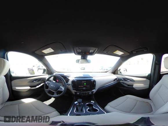 2022 Chevrolet Traverse LS with VIN 1GNERFKW3NJ183869, listed as a IAAI auction lot 42281313 with 55,316 mi miles and . Bid and sale history available at DreamBid. Image 19.