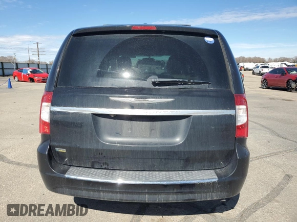 2013 Chrysler Town & Country Touring with VIN 2C4RC1BGXDR584370, listed as a Copart auction lot 50435755 with 134,299 mi miles and Salvage Title. Bid and sale history available at carsss.com. Image 6.