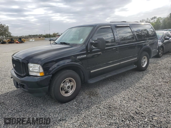 2003 Ford Excursion Limited z VIN 1FMNU42P13EC24120, wystawiony jako Copart lot #48163895 z przebiegiem 357 362 mil mil oraz Czysty tytuł • Clean title. Historia ofert i sprzedaży dostępna na DreamBid. Obrazek 1.
