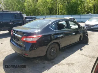 2014 Nissan Sentra S with VIN 3N1AB7AP4EL656704, listed as a Copart auction lot 54976375 with 29,102 mi miles and Salvage Title. Bid and sale history available at DreamBid. Image 3.