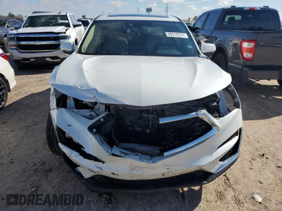 2020 Acura RDX w/Technology Pkg with VIN 5J8TC1H51LL005206, listed as a Copart auction lot 36918374 with 0 mi miles. Bid and sale history available at carsss.com. Image 5.