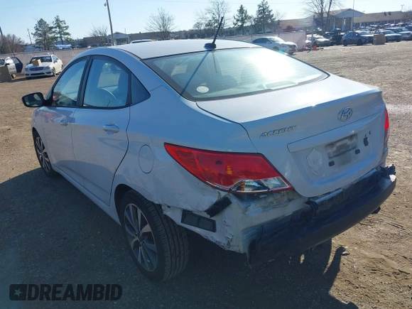 2017 Hyundai Accent SE with VIN KMHCT4AEXHU372094, listed as a IAAI auction lot 41242463 with 113,540 mi miles. Bid and sale history available at carsss.com. Image 3.