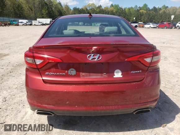 2015 Hyundai Sonata 2.4L Sport with VIN 5NPE34AF5FH050735, listed as a Copart auction lot 52588225 with 152,426 mi miles and Clean Title. Bid and sale history available at carsss.com. Image 6.