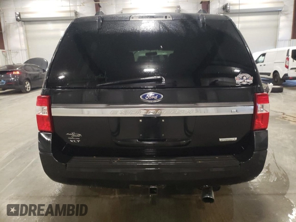 2015 Ford Expedition Max XLT with VIN 1FMJK1JT1FEF03136, listed as a Copart auction lot 55802825 with 141,221 mi miles and Salvage title. Bid and sale history available at DreamBid. Image 6.