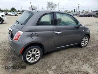 2017 FIAT 500 Pop with VIN 3C3CFFKR7HT535856, listed as a Copart auction lot 54455365 with 215,098 mi miles and Clean Title. Bid and sale history available at carsss.com. Image 3.