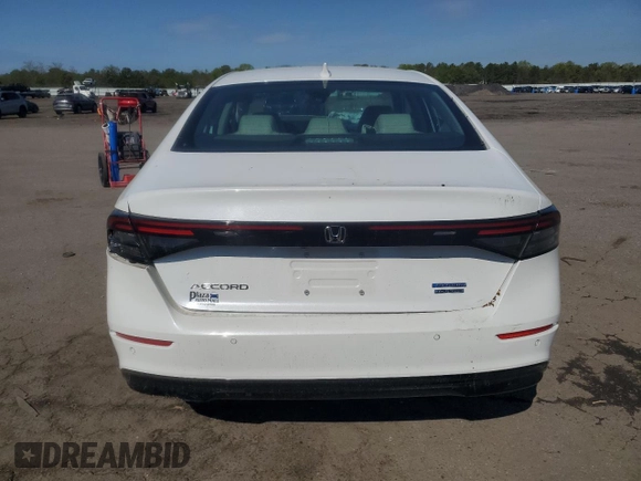 2023 Honda Accord Touring with VIN 1HGCY2F86PA068596, listed as a Copart auction lot 55878945 with 9,382 mi miles and Salvage title. Bid and sale history available at DreamBid. Image 6.