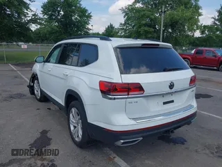 2023 Volkswagen Atlas SE with VIN 1V2HR2CA9PC536820, listed as a IAAI auction lot 42629724 with 25,419 mi miles and . Bid and sale history available at DreamBid. Image 3.