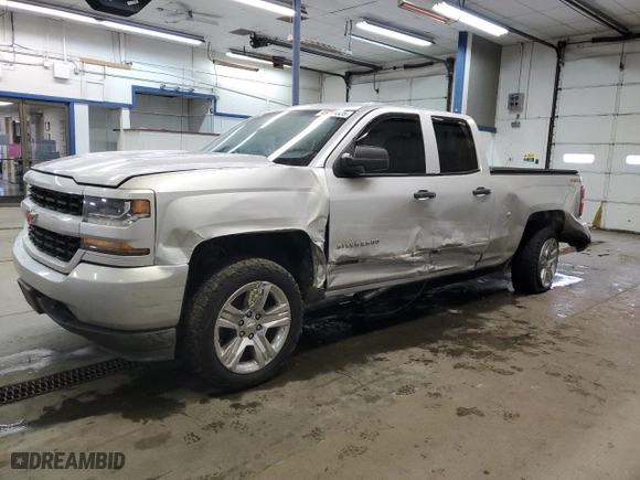 2016 Chevrolet Silverado 1500 Custom with VIN 1GCVKPEC3GZ198669, listed as a Copart auction lot 45213325 with 97,088 mi miles and Salvage Title. Bid and sale history available at carsss.com. Image 1.