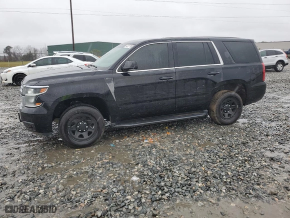 2020 Chevrolet Tahoe Commercial with VIN 1GNLCDEC7LR163850, listed as a Copart auction lot 44227795 with 56,040 mi miles and Salvage Title. Bid and sale history available at carsss.com. Image 1.