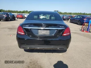 2016 Mercedes-Benz C 300 Luxury with VIN WDDWF4KBXGR121516, listed as a Copart auction lot 65587535 with 163,340 mi miles and Salvage title. Bid and sale history available at DreamBid. Image 6.