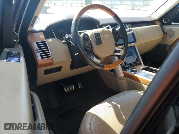 2018 Land Rover Range Rover Autobiography with VIN SALGV2RE0JA515305, listed as a Copart auction lot 46260115 with 95,491 mi miles and Salvage title. Bid and sale history available at DreamBid. Image 8.