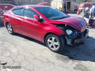 2016 Hyundai Elantra SE with VIN KMHDH4AE2GU625851, listed as a IAAI auction lot 41930076 with 90,955 mi miles. Bid and sale history available at carsss.com. Image 1.