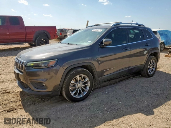 2020 Jeep Cherokee Latitude Plus with VIN 1C4PJLLB4LD557114, listed as a Copart auction lot 61626615 with 49,069 mi miles and Clean title. Bid and sale history available at DreamBid. Image 1.