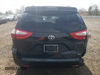 2016 Toyota Sienna XLE with VIN 5TDYK3DC8GS706188, listed as a Copart auction lot 51082515 with 102,555 mi miles and Salvage Title. Bid and sale history available at carsss.com. Image 6.
