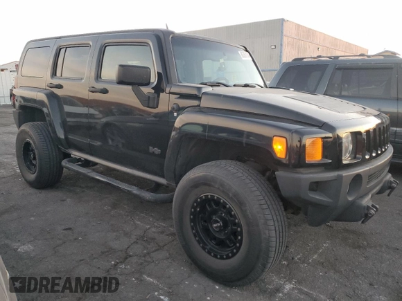 2007 Hummer H3 SUV with VIN 5GTDN13E578183612, listed as a Copart auction lot 86360164 with 241,731 mi miles and Clean Title. Bid and sale history available at DreamBid. Image 4.