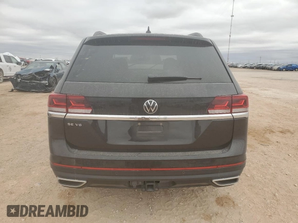 2022 Volkswagen Atlas SE with VIN 1V2JR2CA4NC545102, listed as a Copart auction lot 51954195 with 42,030 mi miles and Clean title. Bid and sale history available at DreamBid. Image 6.