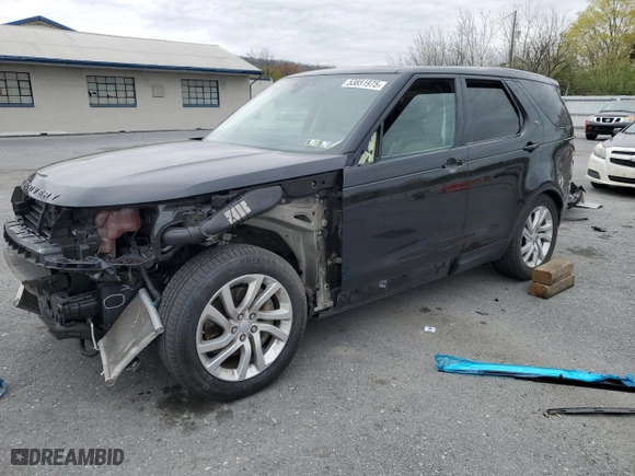2018 Land Rover Discovery HSE with VIN SALRR2RV8JA051161, listed as a Copart auction lot 53851975 with 44,339 mi miles and Salvage Title. Bid and sale history available at carsss.com. Image 1.