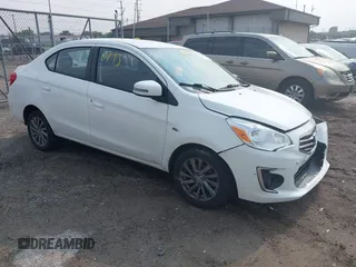 2018 Mitsubishi Mirage SE with VIN ML32F4FJ7JHF07324, listed as a IAAI auction lot 42381793 with 96,421 mi miles and . Bid and sale history available at DreamBid. Image 1.