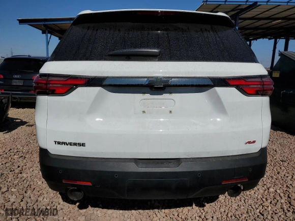 2022 Chevrolet Traverse RS with VIN 1GNERJKW5NJ190633, listed as a Copart auction lot 43321785 with 18,335 mi miles and Salvage Title. Bid and sale history available at carsss.com. Image 6.