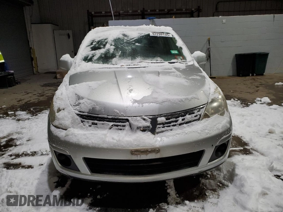 2007 Nissan Versa 1.8 S with VIN 3N1BC13E77L450063, listed as a Copart auction lot 42299135 with 81,821 mi miles and Salvage Title. Bid and sale history available at carsss.com. Image 5.