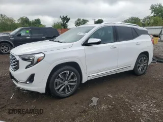 2019 GMC Terrain Denali z VIN 3GKALXEX8KL133934, wystawiony jako Copart lot #58177705 z przebiegiem 48 105 mil mil oraz Szkoda całkowita • Salvage title. Historia ofert i sprzedaży dostępna na DreamBid. Obrazek 1.