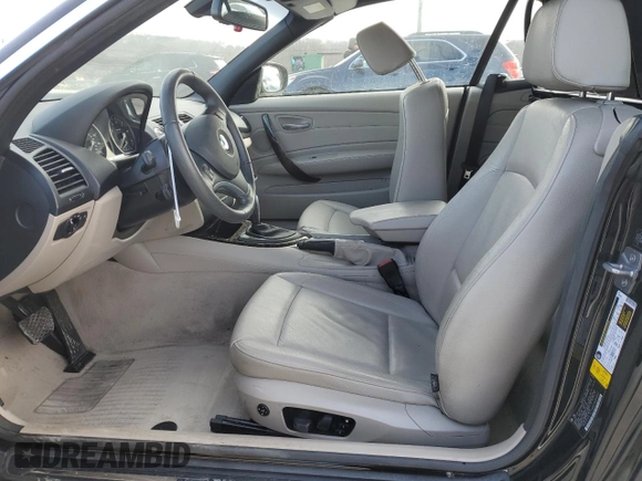 2011 BMW 1 Series 128i with VIN WBAUL7C54BVM81057, listed as a Copart auction lot 41769905 with 52,185 mi miles and Clean title. Bid and sale history available at DreamBid. Image 7.
