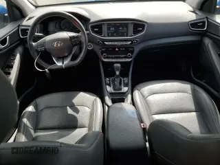 2017 Hyundai Ioniq Limited with VIN KMHC85LCXHU027621, listed as a Copart auction lot 54475795 with 125,470 mi miles and Salvage Title. Bid and sale history available at DreamBid. Image 8.