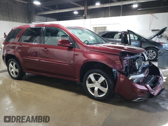 2009 Chevrolet Equinox Sport with VIN 2CNDL037996253450, listed as a Copart auction lot 48936045 with 168,167 mi miles and Non Repairable. Bid and sale history available at carsss.com. Image 4.
