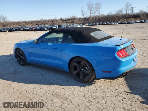 2022 Ford Mustang EcoBoost with VIN 1FATP8UHXN5106513, listed as a Copart auction lot 47394815 with 24,671 mi miles and Salvage Title. Bid and sale history available at carsss.com. Image 2.
