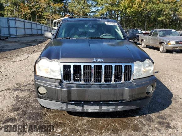 2006 Jeep Grand Cherokee Limited with VIN 1J4HS58N76C136007, listed as a Copart auction lot 77489034 with 117,023 mi miles and Salvage title. Bid and sale history available at DreamBid. Image 5.