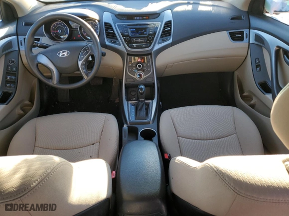 2015 Hyundai Elantra Limited with VIN KMHDH4AE8FU291338, listed as a Copart auction lot 87076114 with 56,494 mi miles and Salvage Title. Bid and sale history available at carsss.com. Image 8.